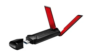 ASUS USB-AC68 AC1900M Dual-Band USB 3.0 802.11a/b/g/n/ac Adapter Wi-Fi Klucze sprzętowe - Zdjęcie 1 z 11