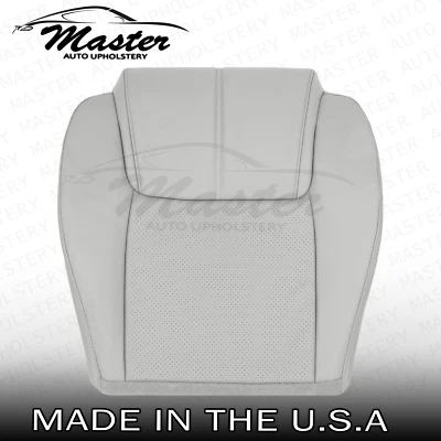 Cubierta de asiento de vinilo gris perforada para parte inferior del conductor Jeep Commander 2006-2010 Foto 1 de 4