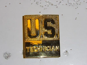 b1618 WW 2 Civilian US Technician cap badge R22E - Picture 1 of 3