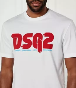 Dsquared2 white T-shirt for men - Picture 1 of 3
