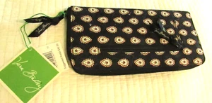 PORTAFOGLIO VERO BRADLEY NERO RITIRATO ORGANIZER DA VIAGGIO NUOVO CON ETICHETTE 10" - Foto 1 di 9