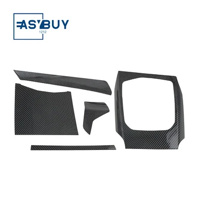 Kit de molduras de decoración interior con patrón de fibra de carbono para BMW 230i 320i 330e 2020-2023 Foto 1 de 4