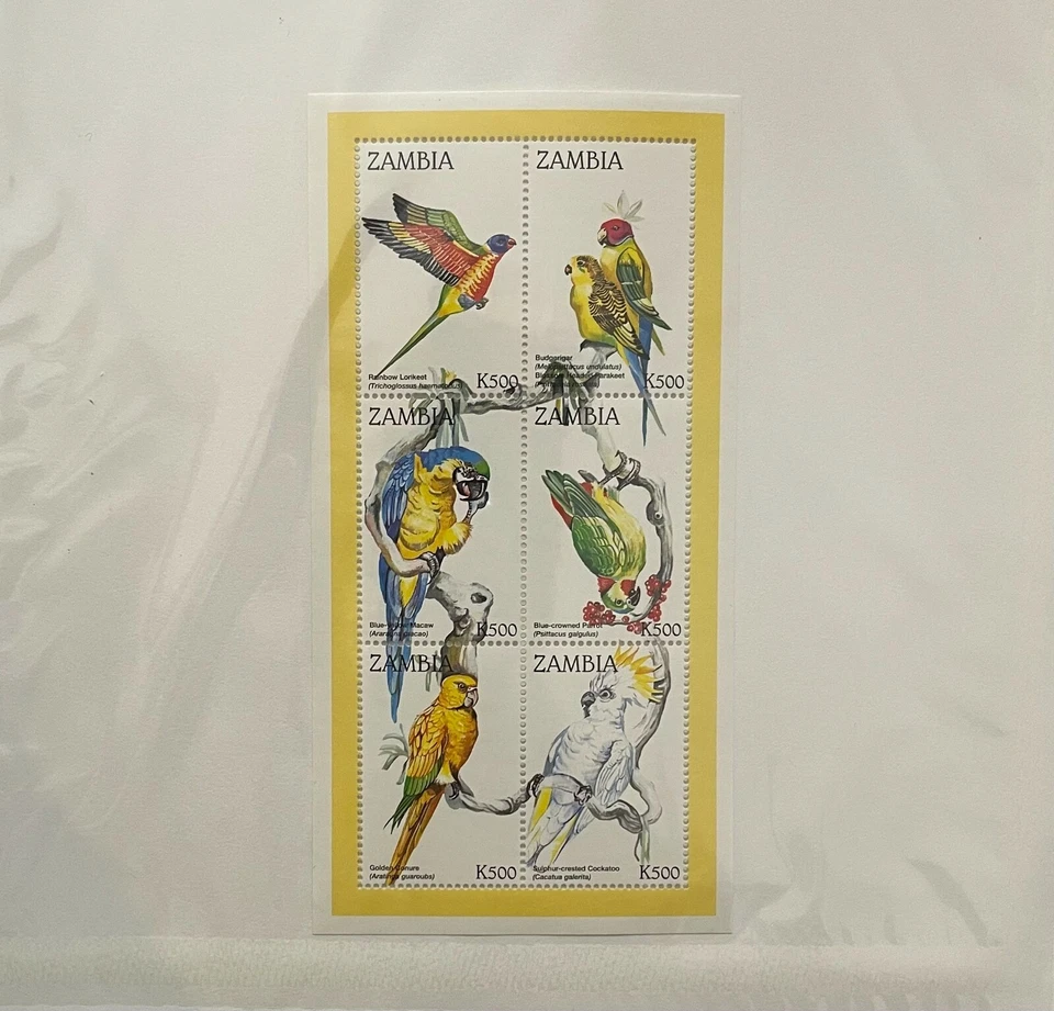 Souvenir Sheet Zambia Scott #735 nh - Image 1 of 1