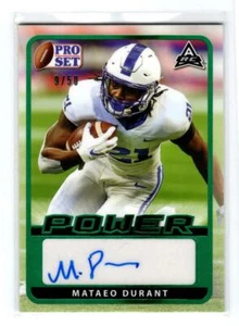 2021 Leaf Pro Set Power Emerald #BAMD1 Mataeo Durant /50 - Picture 1 of 1
