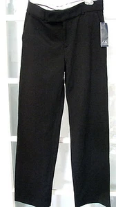 Anne Klein medium stretch pants ladies black dress casual NWT ($98) womens M 32 - Picture 1 of 5