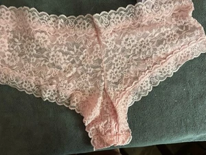 Victoria Secret freches Spitzenhöschen pink Größe L - Bild 1 von 2