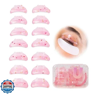 Curacoro Lash Lift Shields, 14 Pz/7 Misure Aste di Sollevamento Ciglia, Pastiglie di Sollevamento Ciglia per - Foto 1 di 5