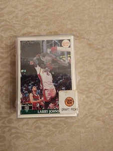 1991 Front Row Basketball Draft Picks Complete Set Certificate #078730 L Johnson - Picture 1 of 2