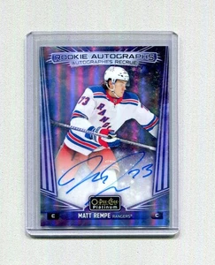 2024-25 O-Pee-Chee Platinum Matt Rempe Rookie Autographs Cosmic /50 - Bild 1 von 3