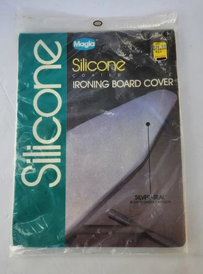 MAGLA 1987 Ironing Board Cover Pad Standard 54" Silicone Coated Silver Sealed - Image 1 of 4