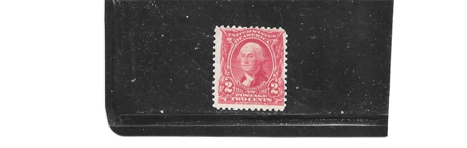 us stamps 1901-40: unused Scott # 301  Washington Double Line Watermark Perf 12 - Image 1 of 1