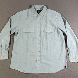 Woolrich Shirt Mens XL Long Sleeve Button Up Lightweight Performance Pocket - Picture 1 of 6