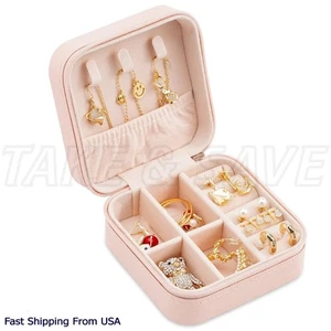 Estuche de Joyería de Viaje, Mini Joyería Portátil Cajas de Viaje, Pequeño Organizador de Joyas - Imagen 1 de 8
