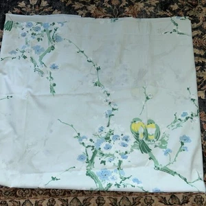 Vintage Twin 3 Piece Sheet Set Floral With Blue Birds In Tree . - Picture 1 of 2