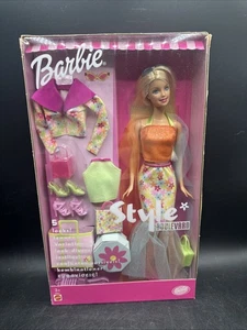 Barbie STYLE BOULEVARD BARBIE Puppe 55687 Mattel 2001 NEU NRFB - Bild 1 von 9