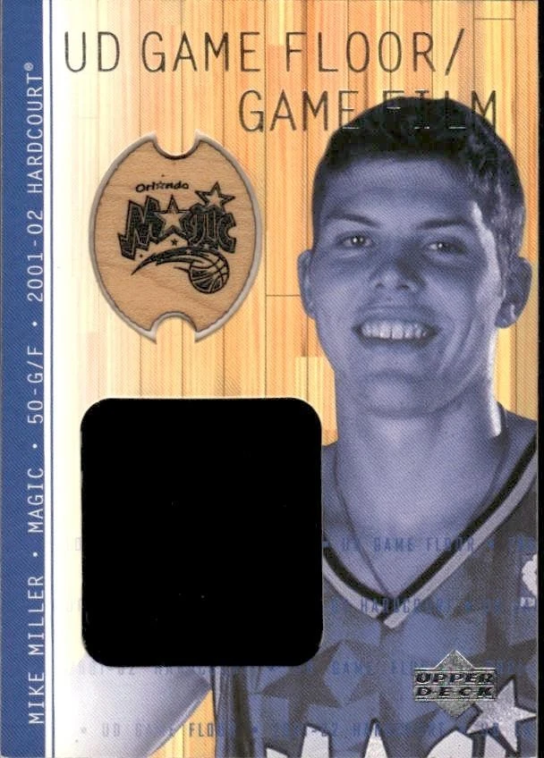 2001-02 Upper Deck Hardcourt #MM-F Mike Miller UD Game Film/Floor - Image 1 of 2