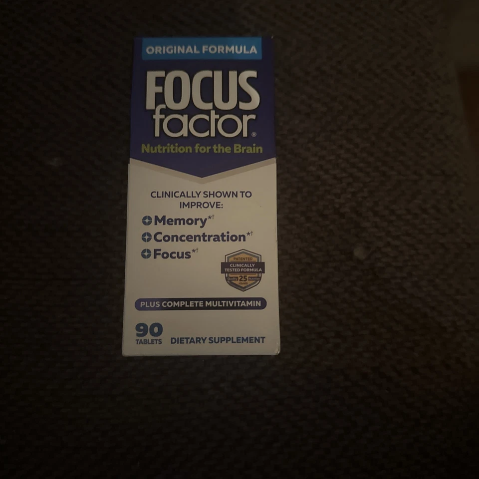 Tabletas Focus Factor Nutrition para el cerebro - 90 unidades Foto 1 de 1