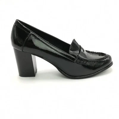 Jones New York Shoes Womens Penny Loafer Pump Heeled Black Cypress 7.5 - Image 1 of 4