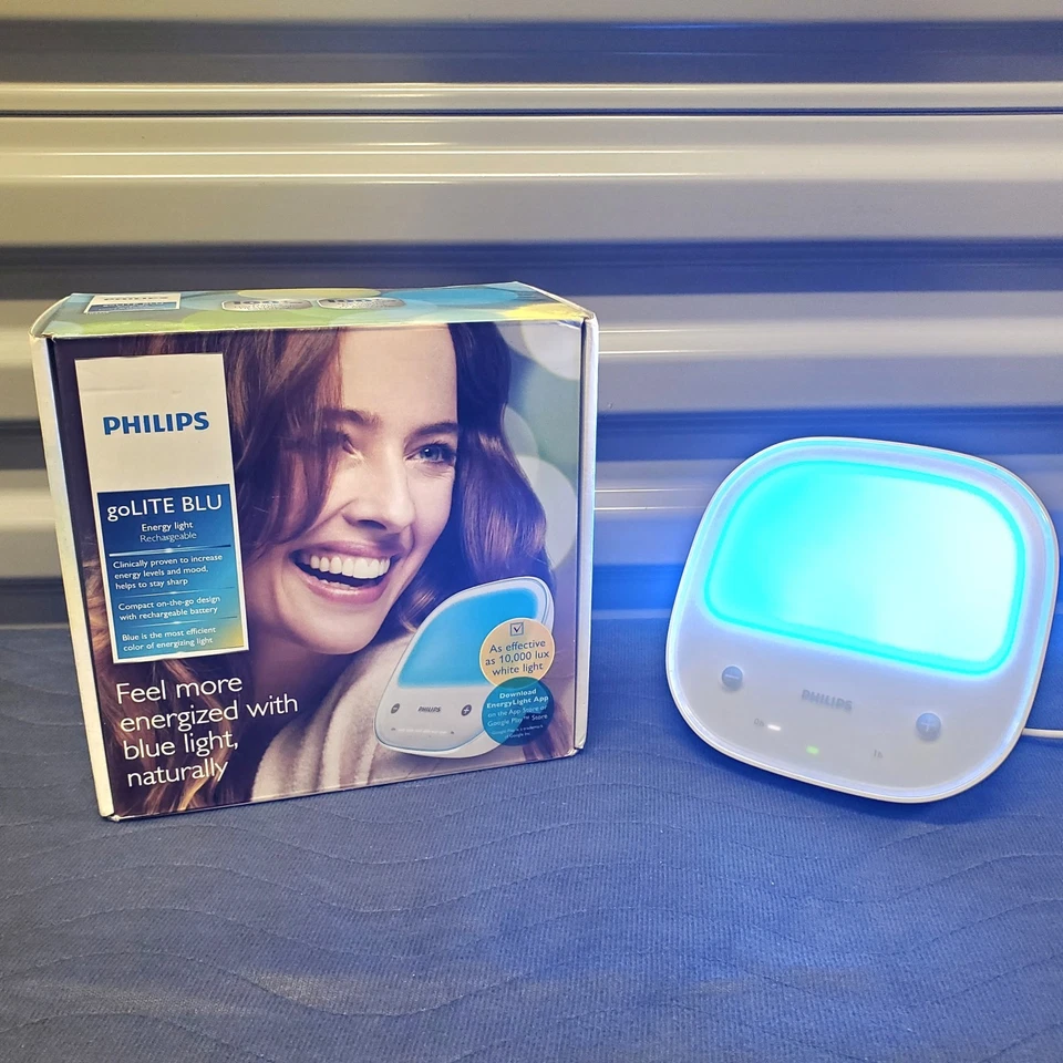 Philips goLITE BLU HF3429 Lámpara de Energía Terapia de Luz de Invierno Nueva Caja Abierta Completa Foto 1 de 4