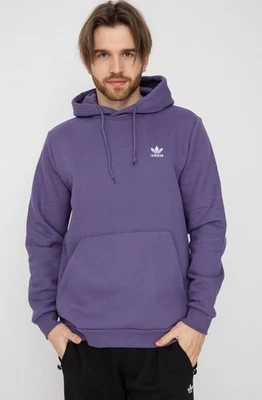 Color Adidas Hombre Unisex Hoodie Sweatshirt Pullover Essential, Morado, L - Imagen 1 de 4