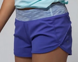 Ivivva Lululemon Girls 14 Shorts Speedy Short Iris flower space dye silver fox - Picture 1 of 7