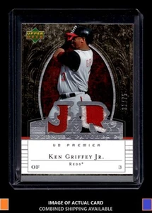 2007 Upper Deck Premier Ken Griffey Jr. Premier Patches Dual /75 Reds - Bild 1 von 2