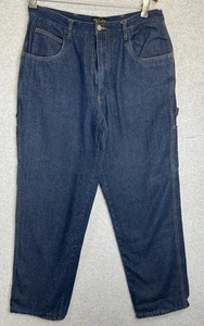 VTG Walls Zero-Zone Flannel Lined Pants 34x32 Carpenter Jeans 100% Cotton - Picture 1 of 11