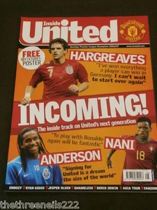 MANCHESTER UNITED - HARGREAVES - NANI - ANDERSON - AUG 2007 - Imagen 1 de 1