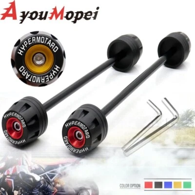 Front Rear Wheel Fork Slider Protector For DUCATI Hyperstrada 821/939/950/1100 - Image 1 of 4
