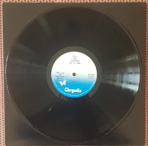 BILLY IDOL INTERVIEW RARE 1986 12 INCH USA PROMO LP, MINT - Picture 1 of 1