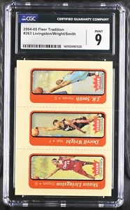 Livingston/Wright/Smith #263 CGC 9 (2004, Fleer) 2004-05 Fleer Tradition Card - Picture 1 of 2