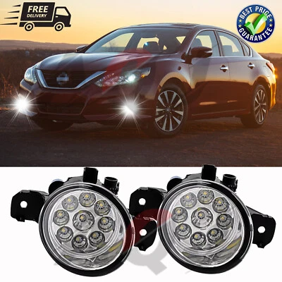 For Nissan Versa Note 2014 2015 2016 Front Bumper White Fog Light Driving Lamp Foto 1 de 4