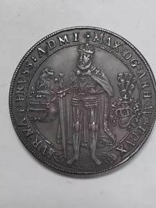 1603 German States TEUTONIC ORDER Thaler CONTAINS 8 Portraits with no faces MICA - Picture 1 of 10