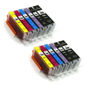 12x BK/C/M/Y/PB For PGI280XXL CLI281XXL PIXMA TS6120 6320 8320 8120 9120 TR8520 - Picture 1 of 1