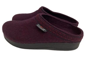 Stegmann Women's Wool Clog Poly Sole Merlot Size 10.5 - Picture 1 of 6