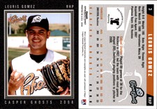 Leuris Gomez 2008 Grandstand Casper Ghosts #NNO15 Card *AutographDen*