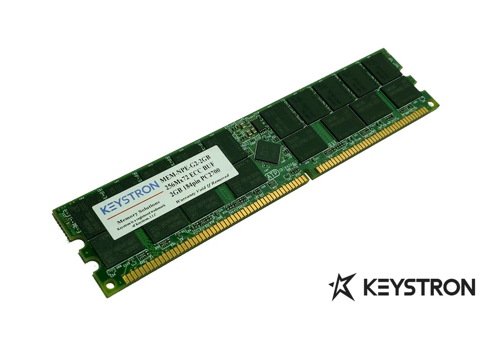MEM-NPE-G2-2GB 2GB COMPATIBLE DRAM MAIN MEMORY FOR CISCO 7200 SERIES NPE-G2 - Image 1 of 1