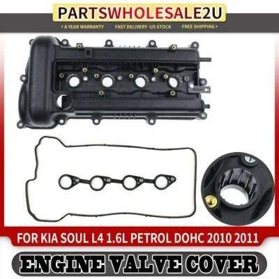 发动机阀盖套件带垫片适用于起亚 Soul L4 1.6L 2010 2011 22410-2B000 — 第 1/4 张图片