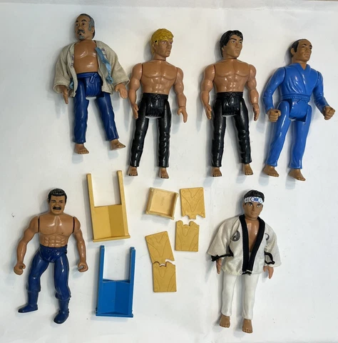 Vintage Karate Kid REMCO 1986 Cobra Kai Ninja Action Figure Lot accessories Cover