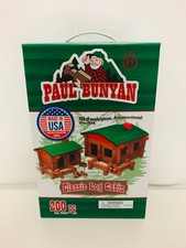 Paul Bunyan 150 pc. Deluxe Log Building Set- Brand new in Box..
