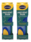 2 Pack Drscholls Prevent Pain Protective Insoles Joint Strain Mens Size 8-14 New