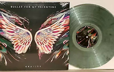 BULLET FOR MY VALENTINE Gravity Green Transparent Vinyl  LP VG+ 2018 Metalcore - Image 1 of 4