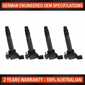 4x New OEM Ignition Coil for Holden Barina Spark CD Auto MJ 1.2L - 4 Pin Plug - Picture 1 of 5