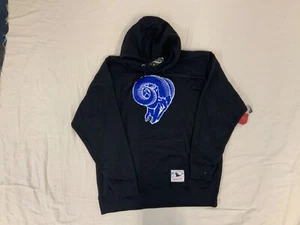 NEW MITCHELL AND NESS HOODIE LOS ANGELES RAMS XL - Picture 1 of 2