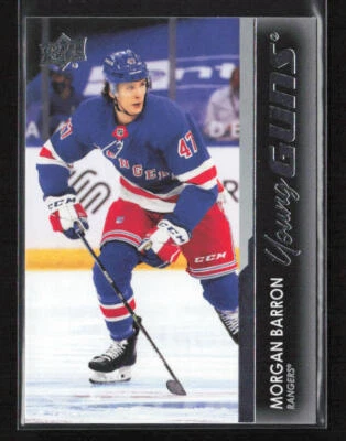 2021-22 Upper Deck #215 Morgan Barron Young Guns RC New York Rangers - Image 1 of 2