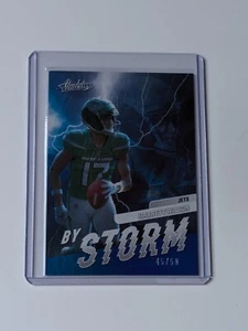 Panini Absolute 2022 Garrett Wilson Jets Rookie RC By Storm Blue /50 NFL - Bild 1 von 2