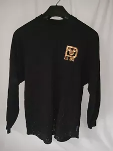 Disney Spirit Jersey Small Size Black And Gold Origional - Picture 1 of 13