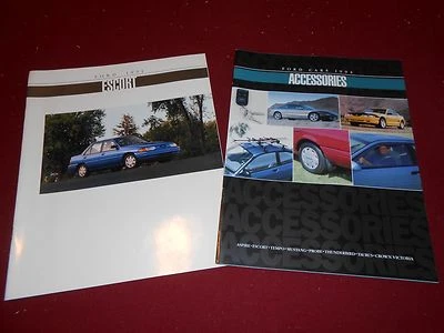 Ford Escort LX GT 1994 16 p. Folleto + 48 p. '94 Catálogo de accesorios Oferta 2-4-1 Foto 1 de 4