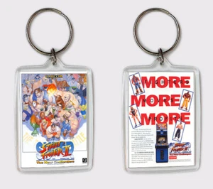 Super Street Fighter II Arcade Keyring - Picture 1 of 1