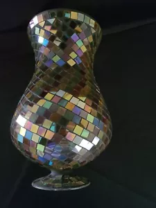 Longaberger Large Mosaic Hurricane Lamp - Picture 1 of 7
